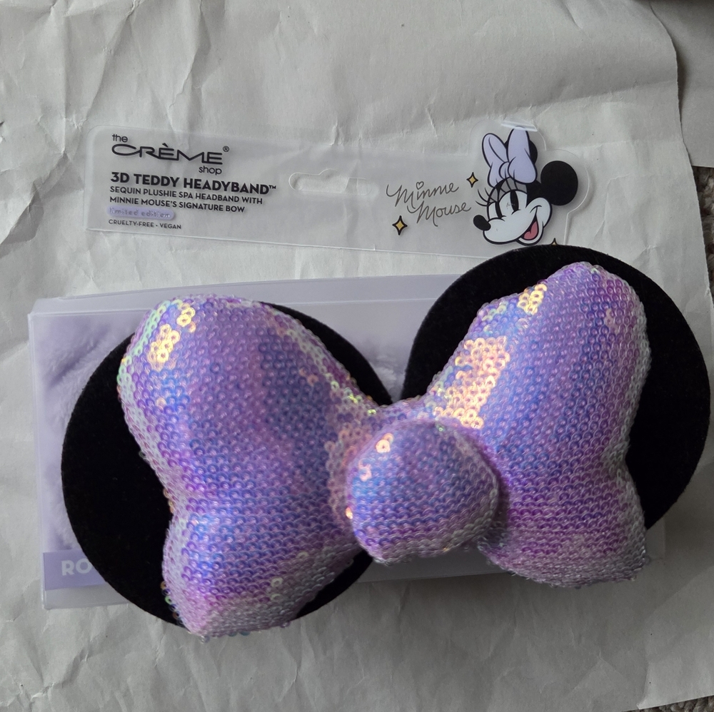 Disney Minnie Mouse X The Crème 3D Teddy Headband